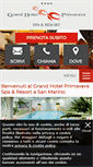 Mobile Screenshot of grandhotelprimavera.com
